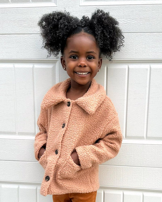 Cozy Caramel Teddy Jacket